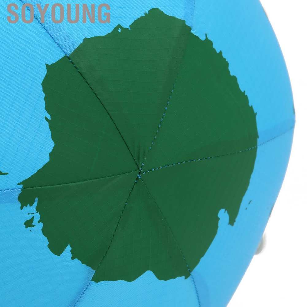 Soyoung Nylon Cloth Inflatable Latex Balloons Beach Ball Children Outdoor Toys The Earth