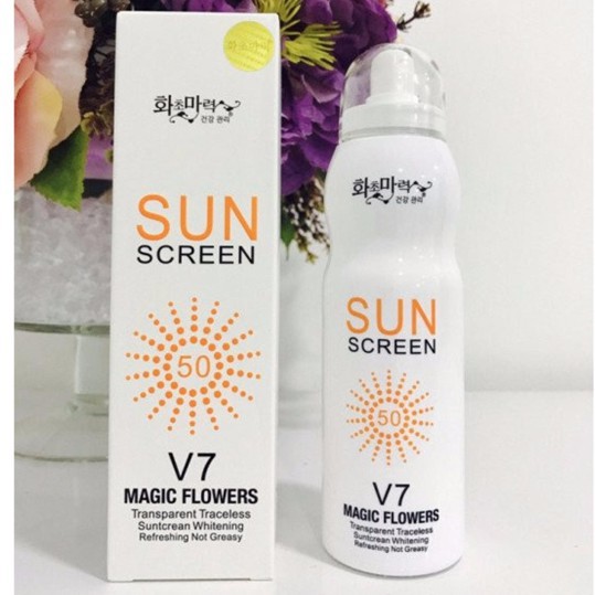 Xịt Chống Nắng Sun Screen V7 (Hàn quốc) 200ml