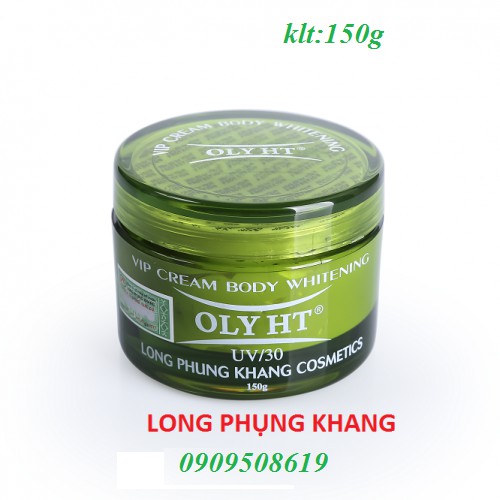 KEM DƯỠNG TRẮNG DA TOÀN THÂN VIP ( NHAU THAI CỪU) OLY HT 150G HÀNG CHÍNH HÃNG