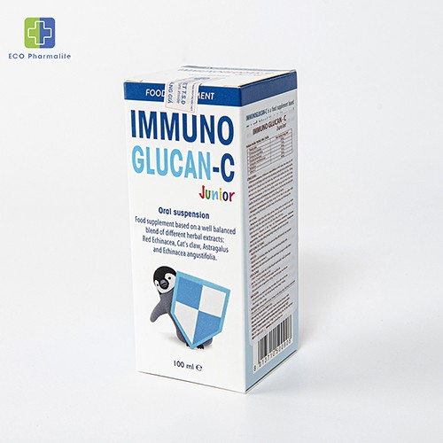 Siro Immuno Glucan C (100ml)- Tăng cường sức miễn dịch và đề kháng cho bé, nâng cao sức khỏe, nhập khẩu chính hãng Italy