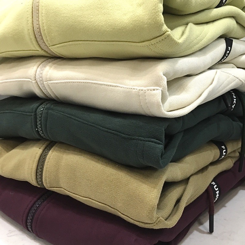 ÁO KHOÁC HOODIE ZIP NAM NỮ CÓ MŨ RỘNG UNISEX MÀU XANH CÂY THÔNG ( FOREST) FUNKY | BigBuy360 - bigbuy360.vn