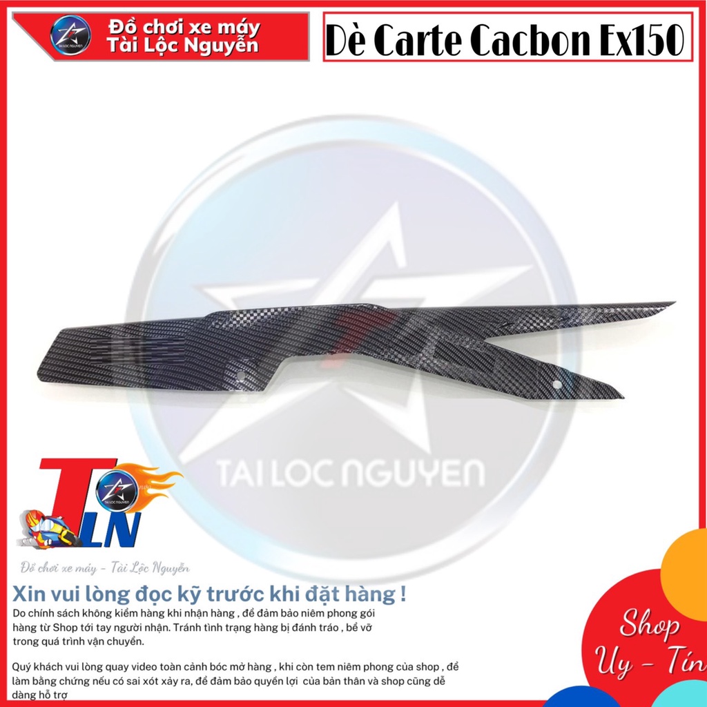 DÈ CARTE CACBON CHO EXCITER150 - EXCITER155