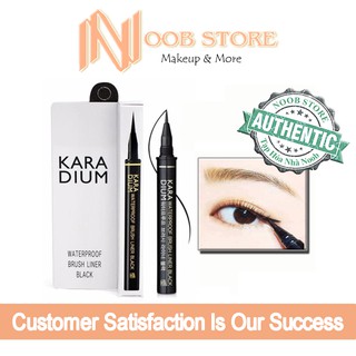 Kẻ mắt dạ không lem không trôi Karadium Waterproof Brush Liner Black
