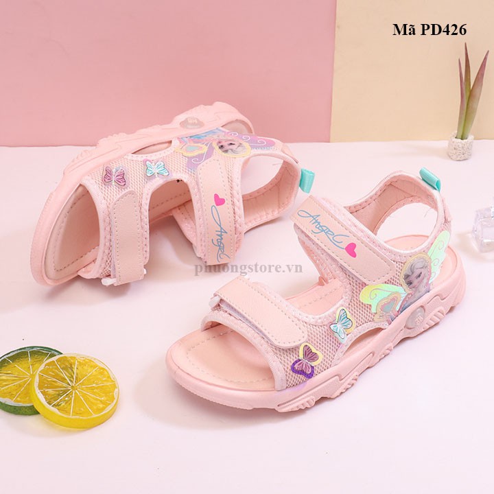 Giày elsa cho bé gái kiểu sandal từ 3-12 tuổi PD426