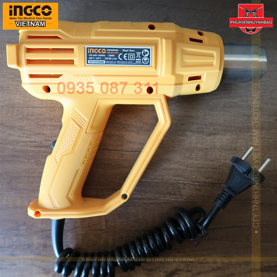 Máy Thổi Nhiệt INGCO HG2000385