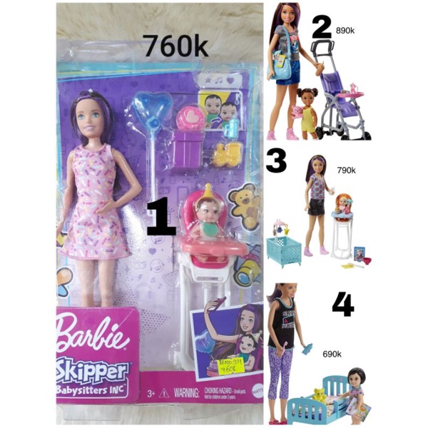 Búp bê skipper, barbie skipper, búp bê barbie skipper nhập Mỹ