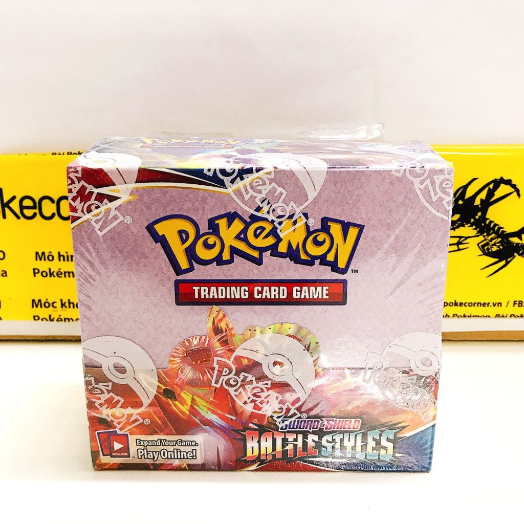Hộp Thẻ Bài 36 Pack Pokemon TCG Booster Pack Battle Styles Chính Hãng Nguyên Sealed tại PokeCorner