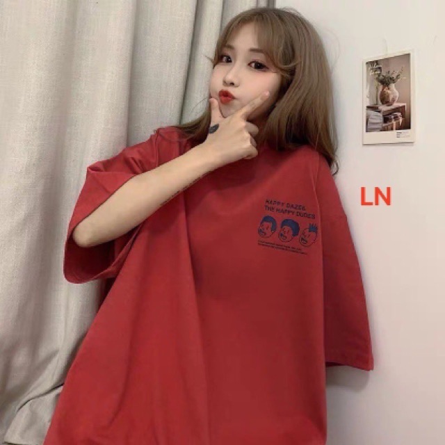 Áo lô gô ba cậu bé happy LN12