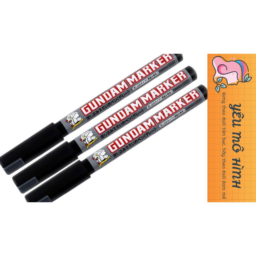 Bút kẻ chảy line chìm GM302 Xám