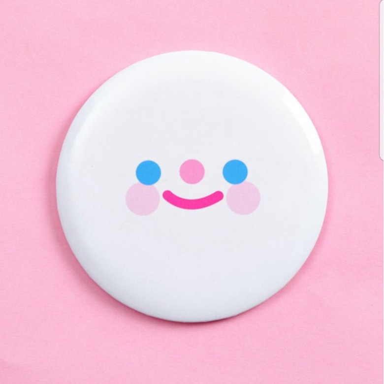 Gương mini 1 mặt họa tiết dễ thương mẫu mới