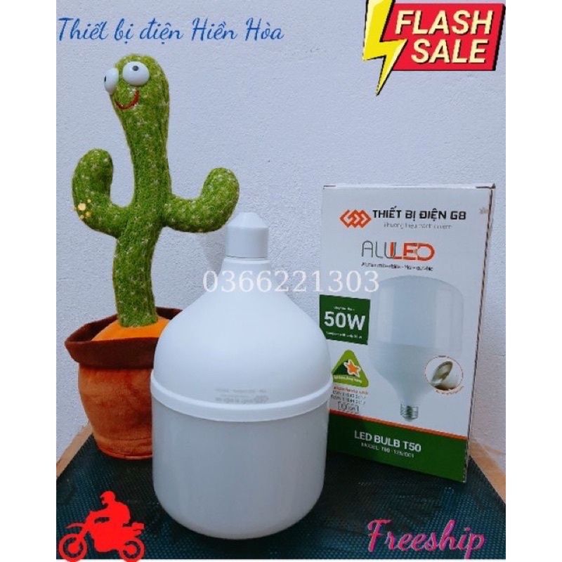 Bóng đèn led 50w - siêu sáng, siêu tiết kiệm điện
