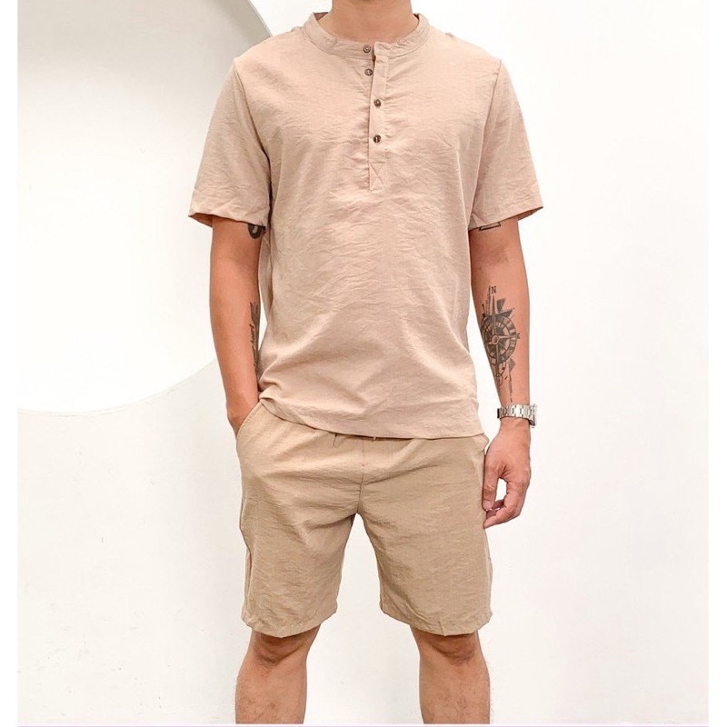 Bộ Quần Áo Đũi Nam, 💖FREESHIP💖, Chất Đũi Lụa Thái Cao Cấp Loại Dày [NB Fashion]