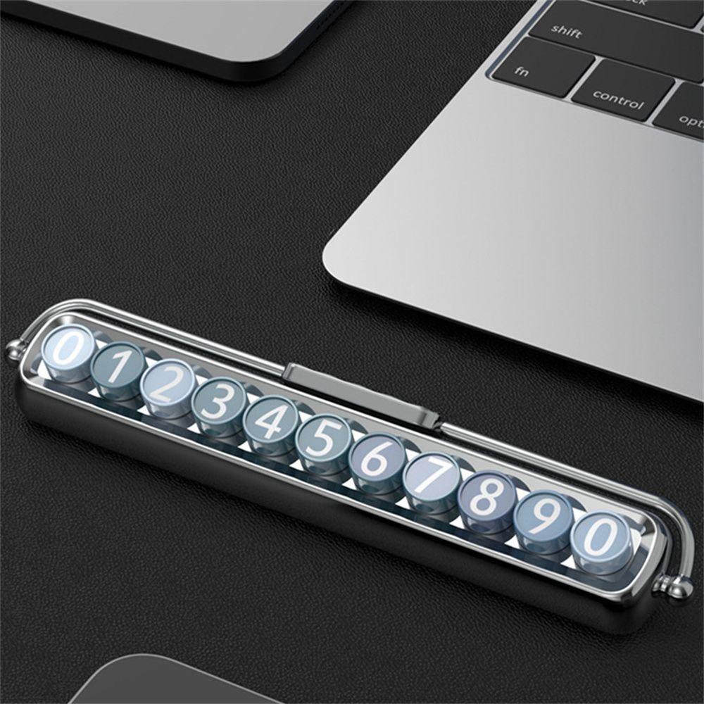 Thẻ Đỗ Xe Tạm Thời Bằng ABS Màu Dạ Quang Chống Nắng Tiện Dụng Cho Nữ