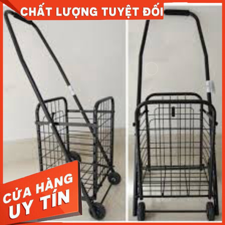 [HOT] XE KÉO ĐI CHỢ GẤP GỌN CHẤT LIỆU INOX SIÊU NHẸ (SIÊU HOT) GIÁ CỰC SOCK