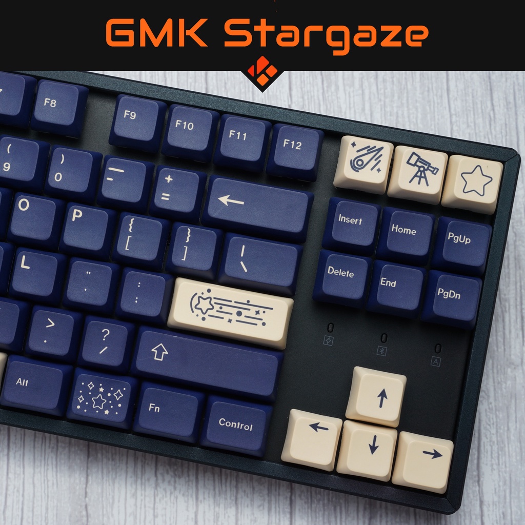 Keycap GMK Stargaze Clone - profile XDA - keycap PBT - Dyesub - 137 nút cho bàn phím cơ Dareu, IKBC, Edra, keychron