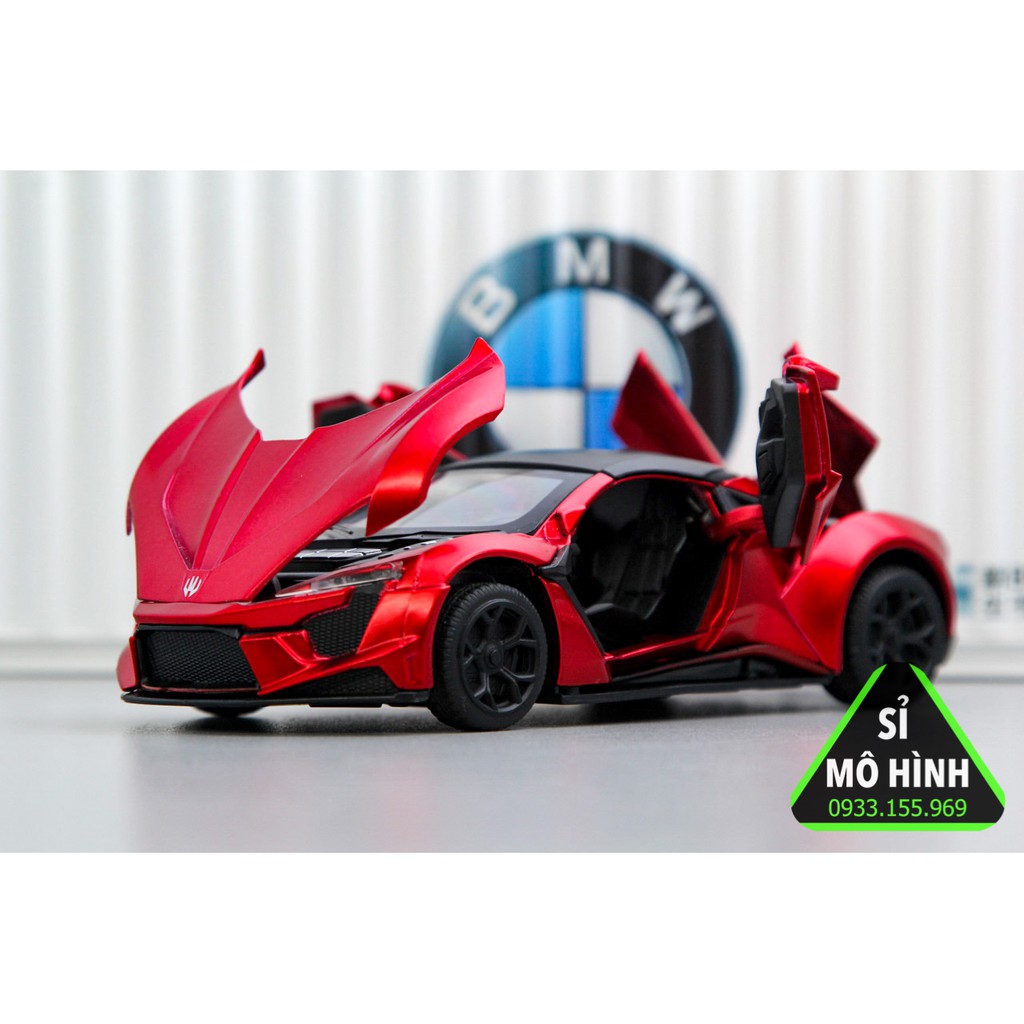 [ Sỉ Mô Hình ] Xe mô hình Fenyr SuperSport 1:32 Đỏ mờ