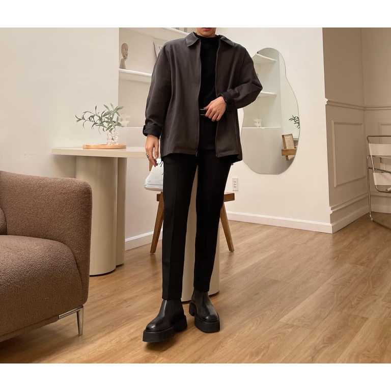 Quần Tây nam dáng baggy ống rộng , vải xịn , co dãn , không phai màu phong cách Hàn Quốc