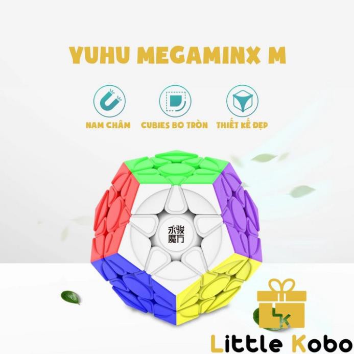 FREESHIP [FREE SHIP] Rubik Megaminx Nam Châm YongJun YuHu V2 M YJ Rubik 12 Mặt