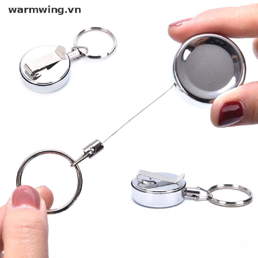 [warmwing] Dây Móc Chìa Khóa Có Thể Thu Vào Chịu Lực Tốt - Kẹp Thắt Lưng Mới