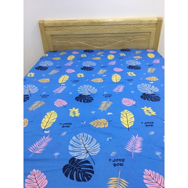 Ga lẻ drap 100% cotton in logo cty chính hãng 1m6x2m & 1m8x2m