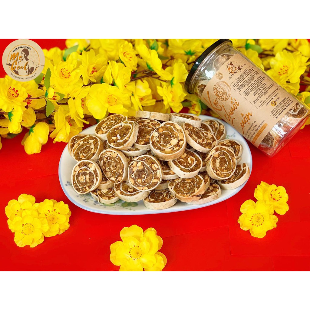 KẸO CHUỐI CUỘN 250 GRAM - TPS MẸ COOL