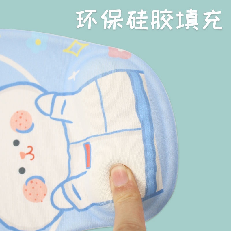 Đệm Kê Cổ Tay Bằng Silicone 3D Dày Dặn Chống Trượt Tiện Dụng Cho Nhà Cửa / Văn Phòng