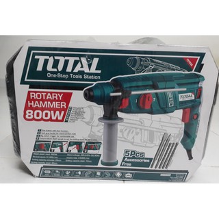 MÁY KHOAN BÊ TÔNG 800W TOTAL TH308268 [CHÍNH HÃNG] MÁY KHOAN GÀI 3 CHỨC NĂNG