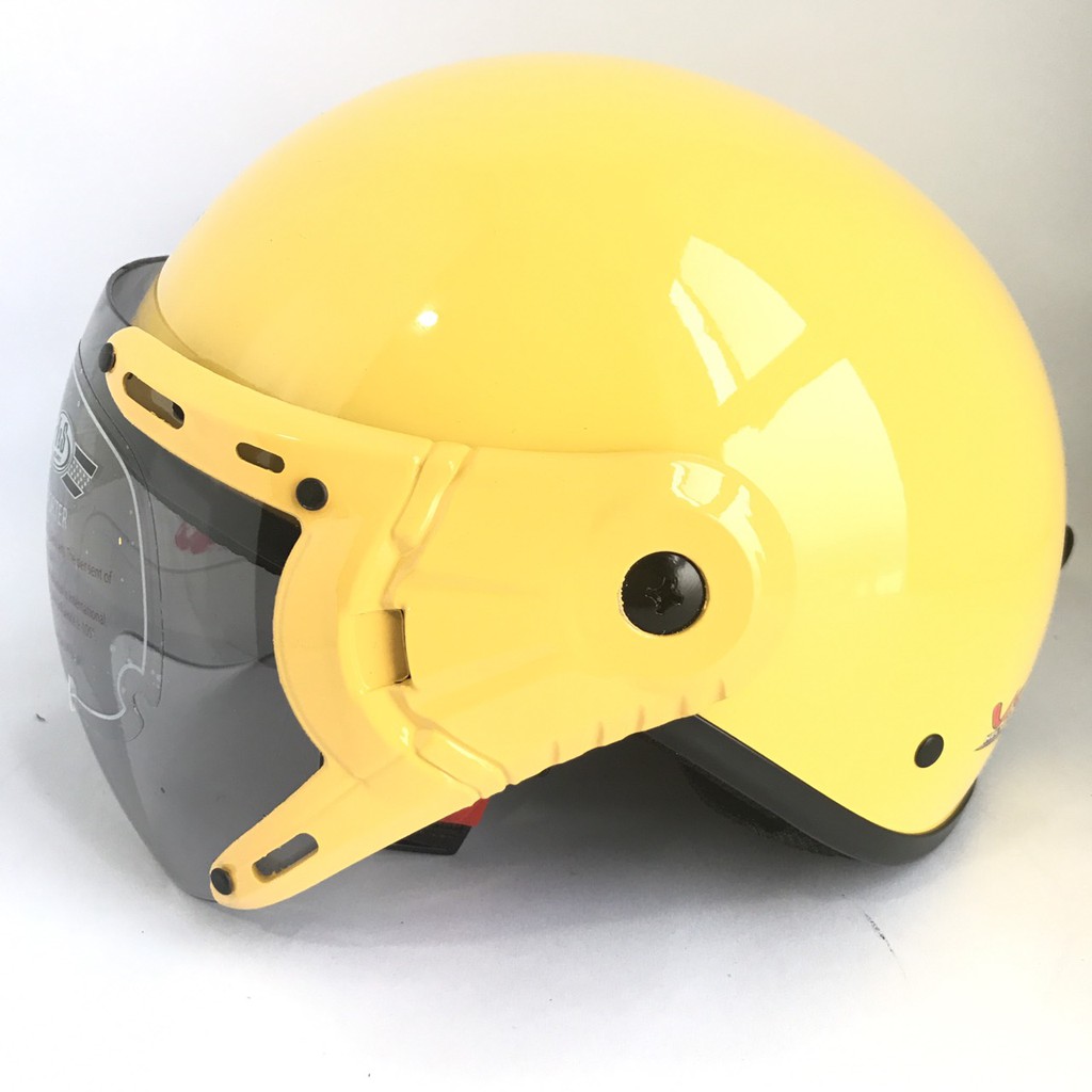 Mũ bảo hiểm nửa đầu có kính V&amp;S Helmet - VS105K - Vàng bóng