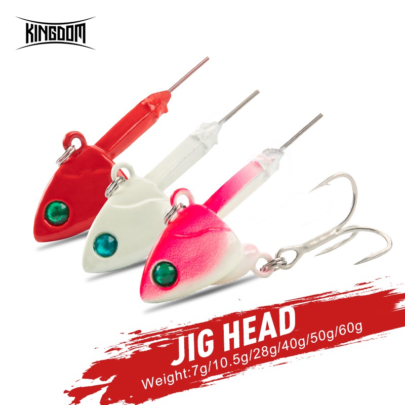 Mồi câu cá nhân tạo Kingdom mềm 7g 10.5g 28g 40g 50g 60g chất lượng cao