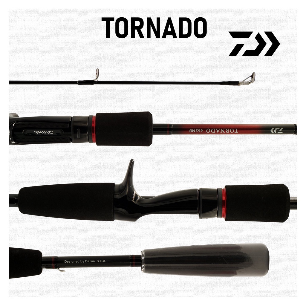 CẦN CÂU LURE MÁY NGANG DAIWA TORNADO