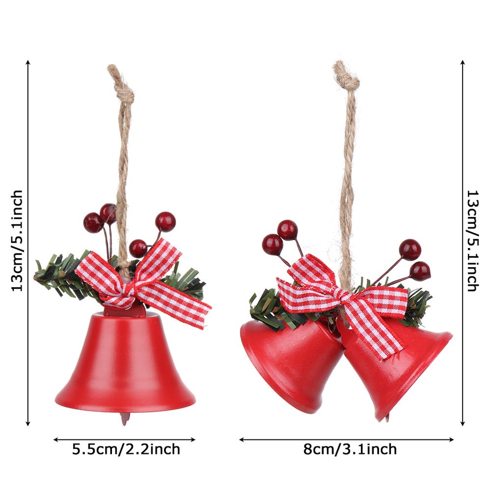 Chuông Kim Loại Nhiều Màu Sắc Treo Trang Trí Cây Thông Giáng Sinh Diy