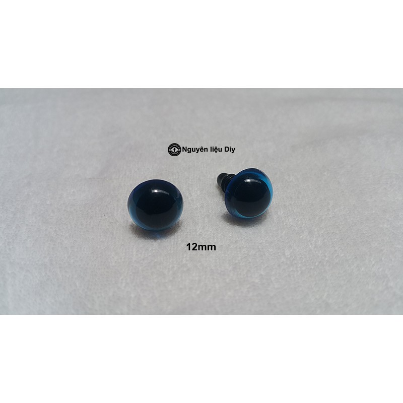 Mắt 2 tròng xanh-đen có chốt gài