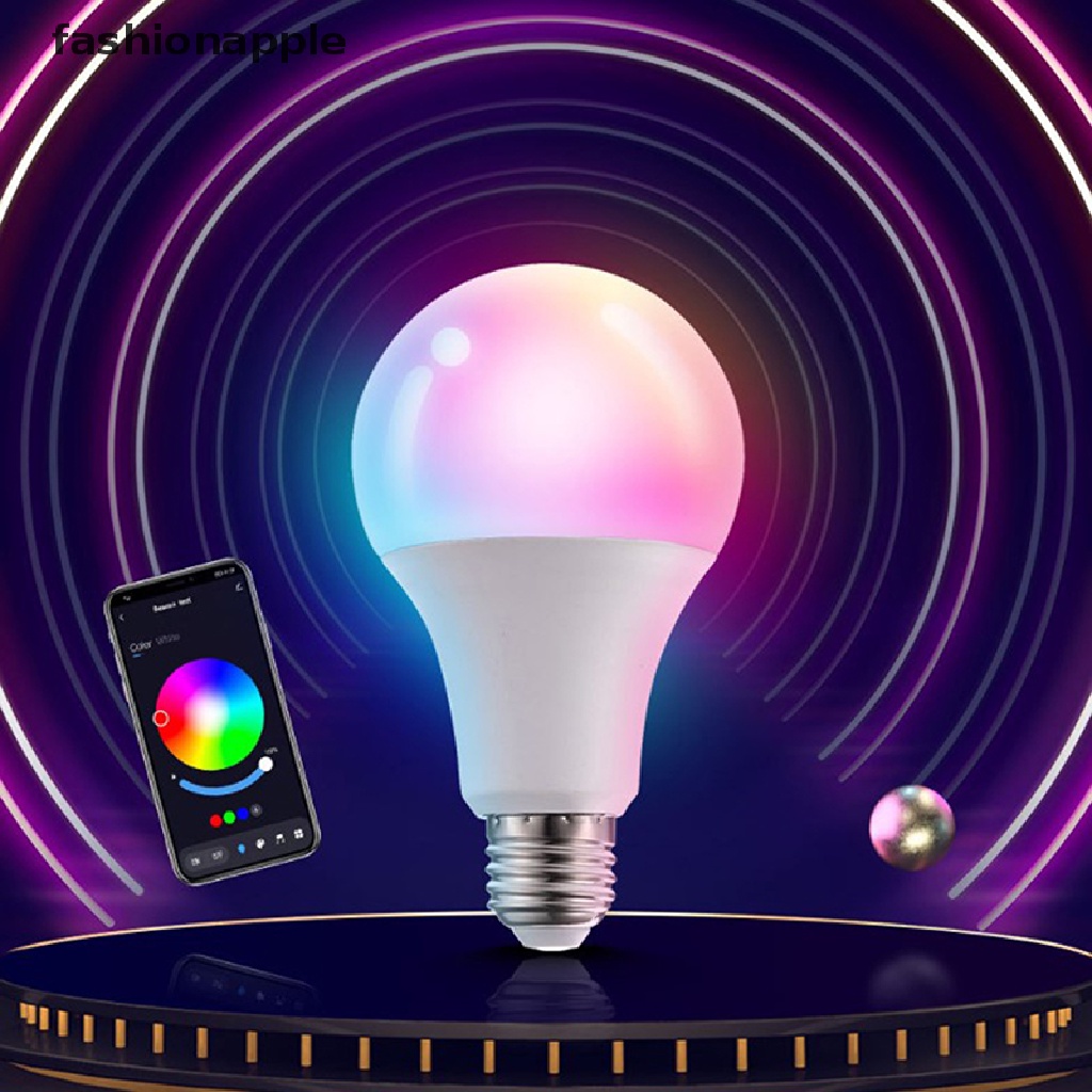 Bóng Đèn LED Thông Minh E27 RGB 15W Ánh Sáng Xanh Có Thể Điều Chỉnh Độ Sáng