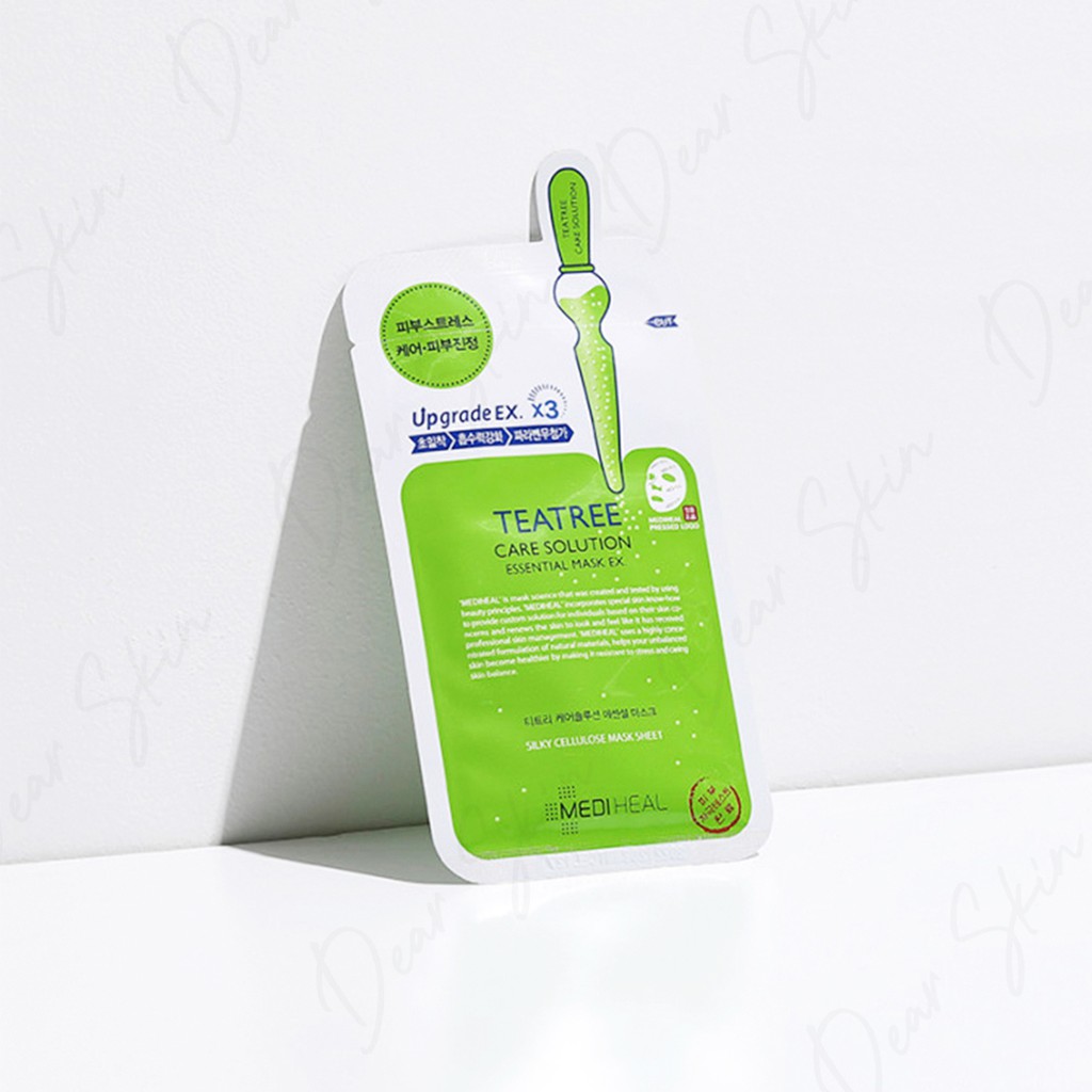 [Chính hãng] [Combo 5] Mặt Nạ Tinh Chất Tràm Trà làm giảm mụn Mediheal Teatree Care Solution Essential Mask