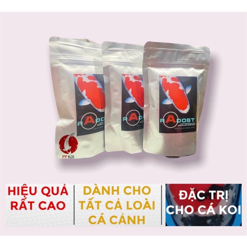 Men vi sinh đường ruột Radost cho cá cảnh.