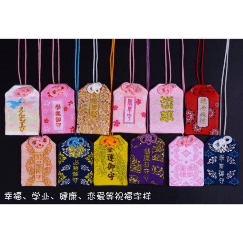 Túi gấm Omamori phong cách Nhật Bản