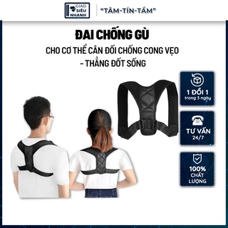 Đai chống gù lưng, Đai thẳng cột sống, Đai hỗ trợ thẳng lưng khi ngồi và vận động