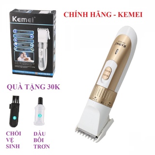 Tông đơ cắt tóc kemei, máy hớt tóc điện dùng cho bé và người lớn