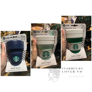 |chính hãng| ly starbucks stojo gấp gọn