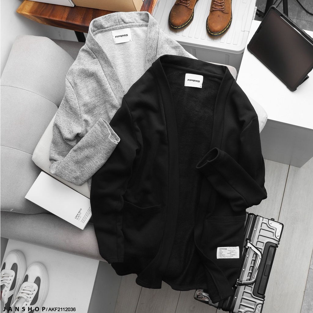 Áo Khoác Cardigan Vải Nỉ Ấm Áp Vừa Đủ, Co Giãn Nhẹ