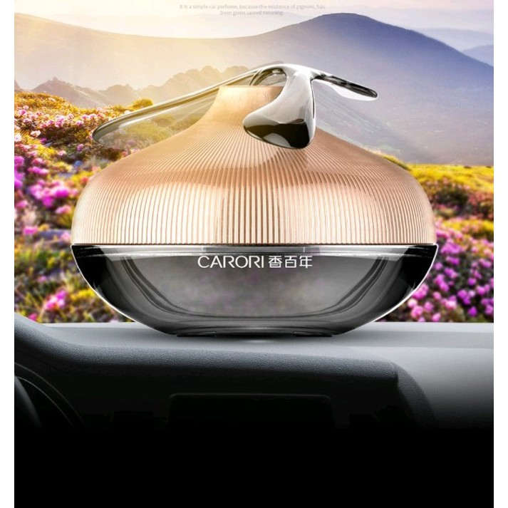 Nước hoa ô tô Carori Z301 mùi hương sang trọng, thiết kế tinh tế với hình ảnh chim bồ câu thăng bằng siêu đẹp