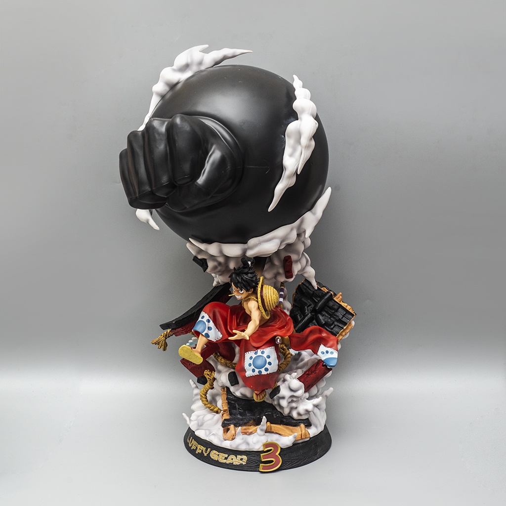 Mô hình One Piece Luffy Gear 3 cao 40cm nặng 3kg mô hình One Piece Figure Luffy băng Mũ Rơm Haki Shop