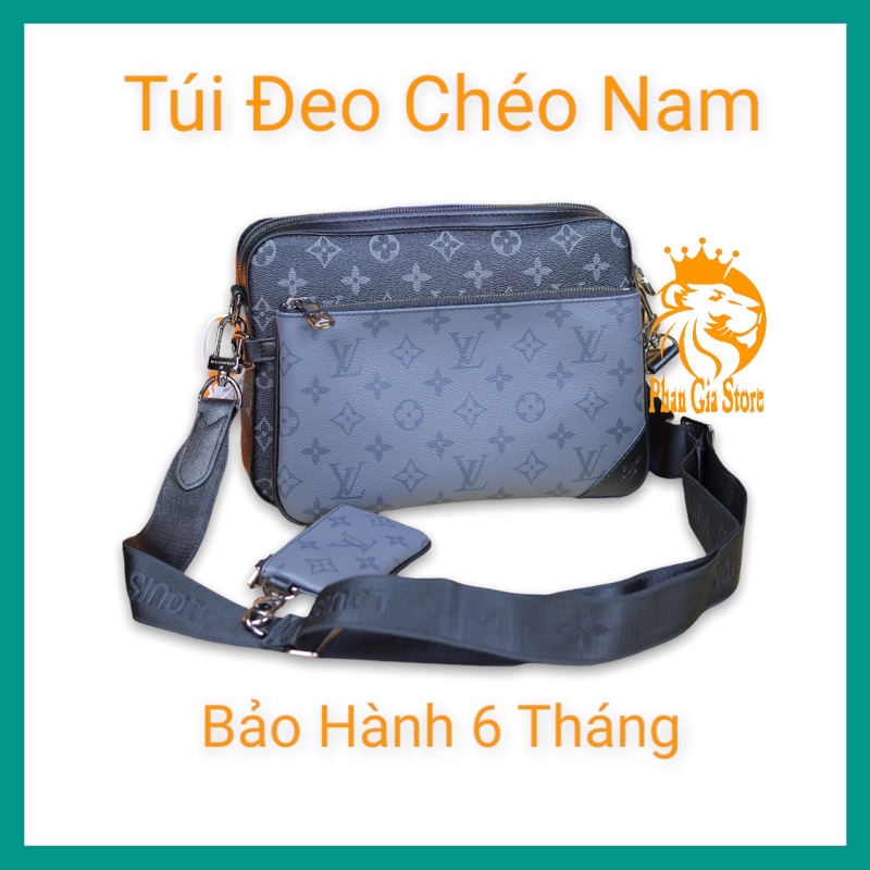 Túi Đeo Chéo Nam Trio Mesenger Thiết Kế Hiện Đại Size 25cm - LV2523