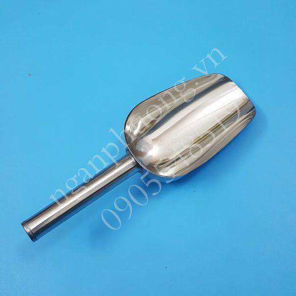 Dụng cụ xúc đá inox , muỗng xúc đá, muỗng xúc gạo