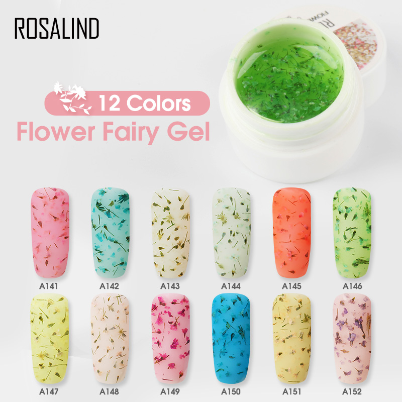 Gel sơn móng tay Rosalind lên màu tươi sáng đẹp mắt 5ml