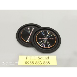 Màng cộng hưởng bass Hi Sound 3.1 inch mặt nhôm đồng tâm. DIY loa siêu bass, siêu trầm từ PTD Sound