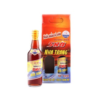 Nước mắm 584 Chính hãng 40 độ đạm 500ml