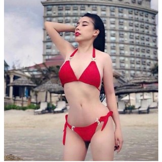 Đồ bơi bikini 2 mảnh trơn quyến rũ