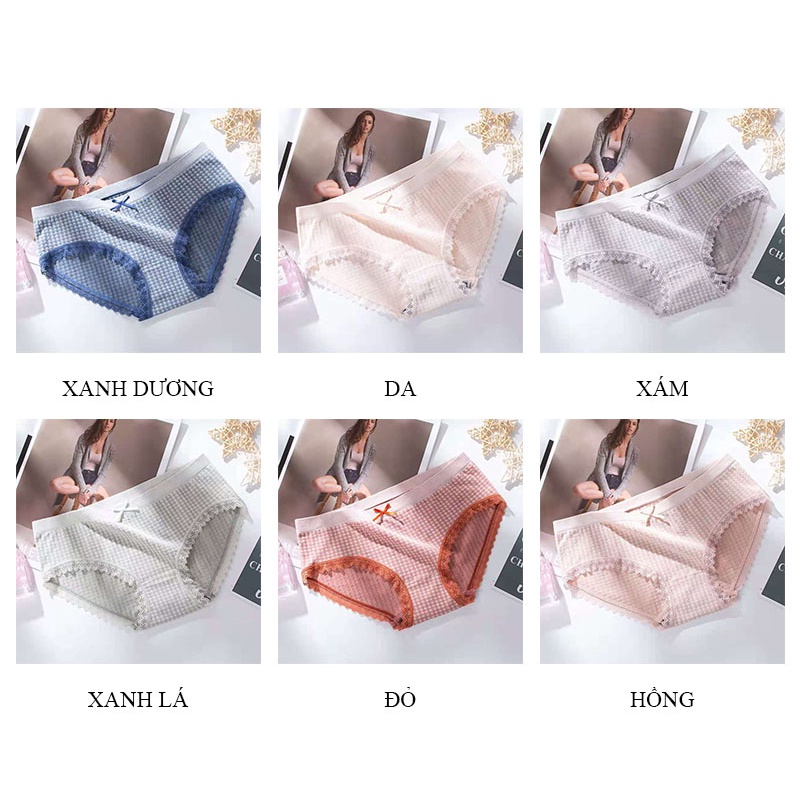 Quần lót nữ cao cấp Cotton kháng khuẩn dễ thương xinh xắn LAVENUSA QL12