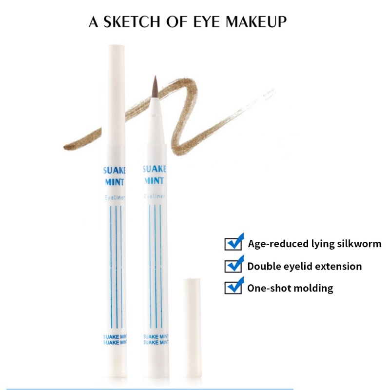 Ultra Bút Kẻ Lông Mày / Kẻ Mắt Hai Đầu Chống Thấm Nước Chống Nhòe Trang Điểm Tự Nhiên